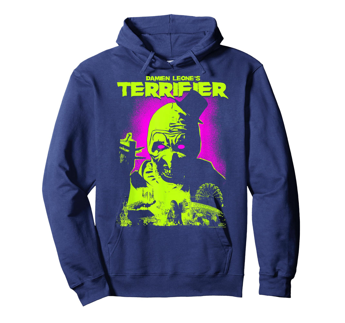Terrifier Glowing Eyes Art Neon Poster Horror T-Shirt