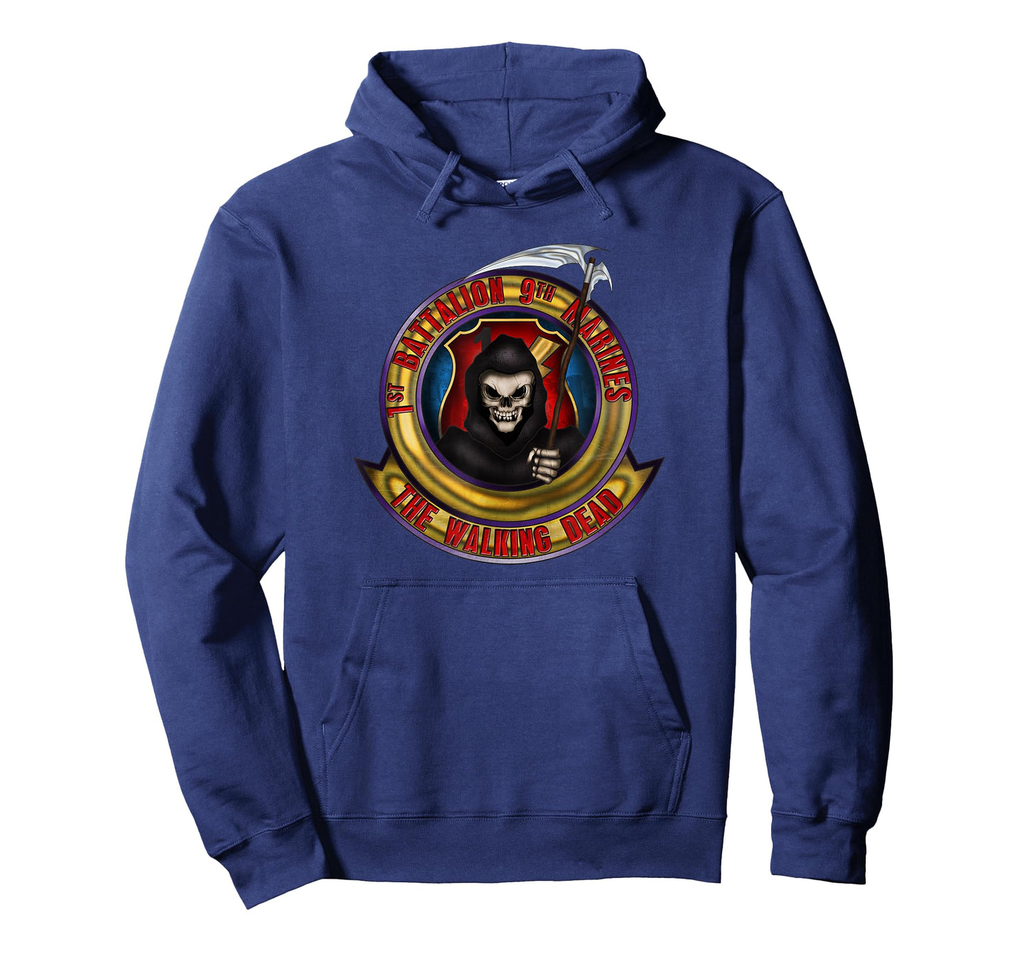 1st Battalion 9th Marines Walking Dead T-Shirt
