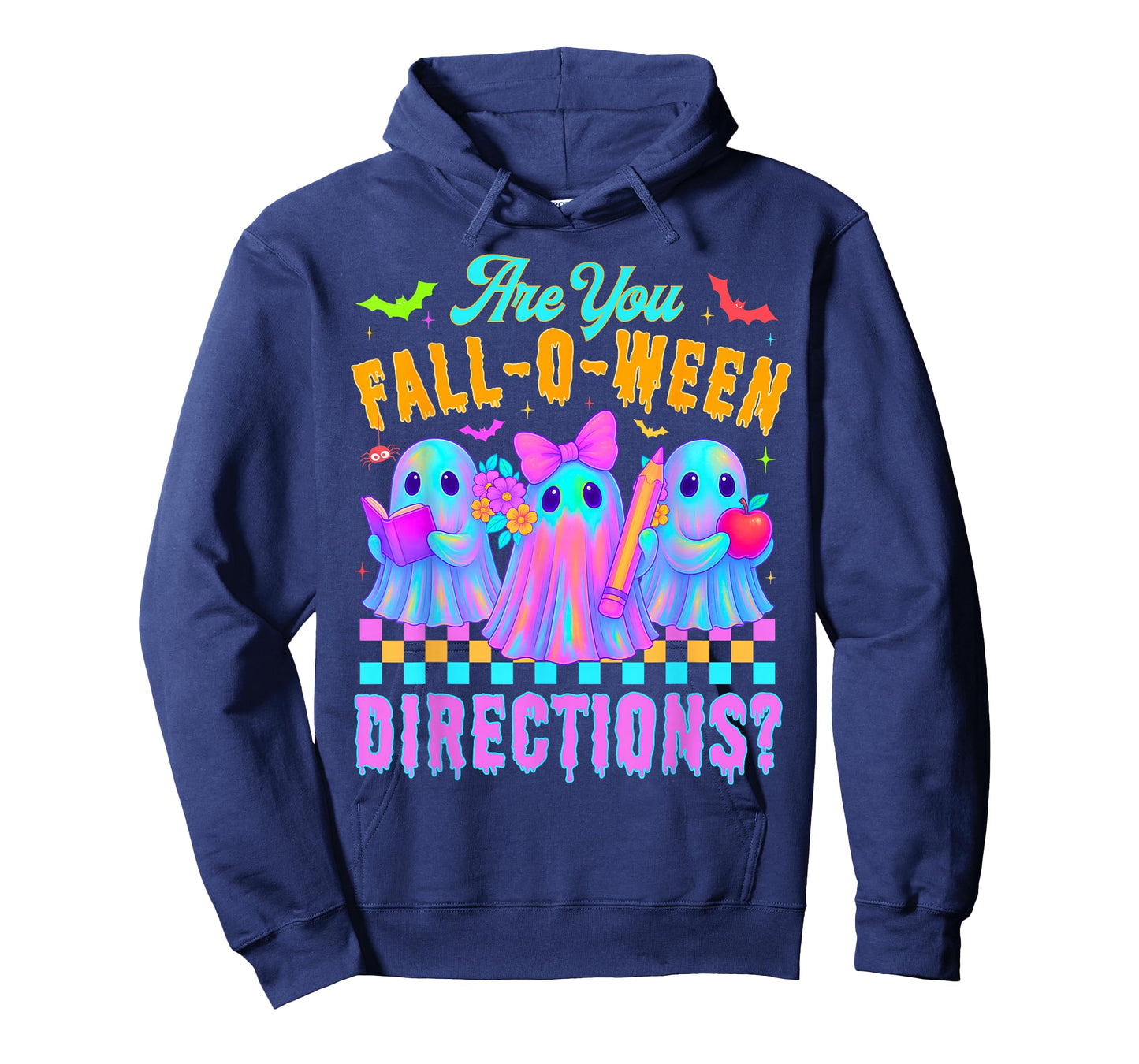 are You Fall o Ween Directions Funny Halloween Ghost Teacher T-Shirt
