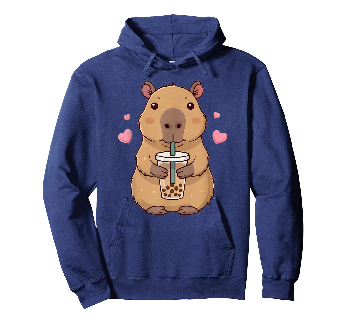 Cute Capybara Boba Tea Bubble Rodent Anime Kawaii Lover Kids T-Shirt