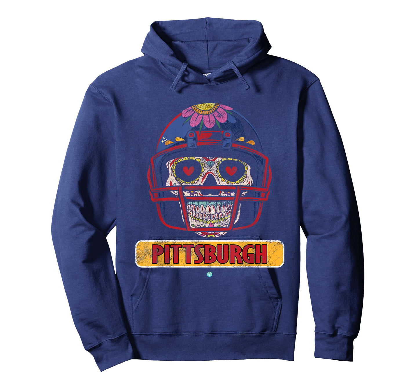 Pittsburgh Football Helmet Sugar Skull Gift T-Shirt