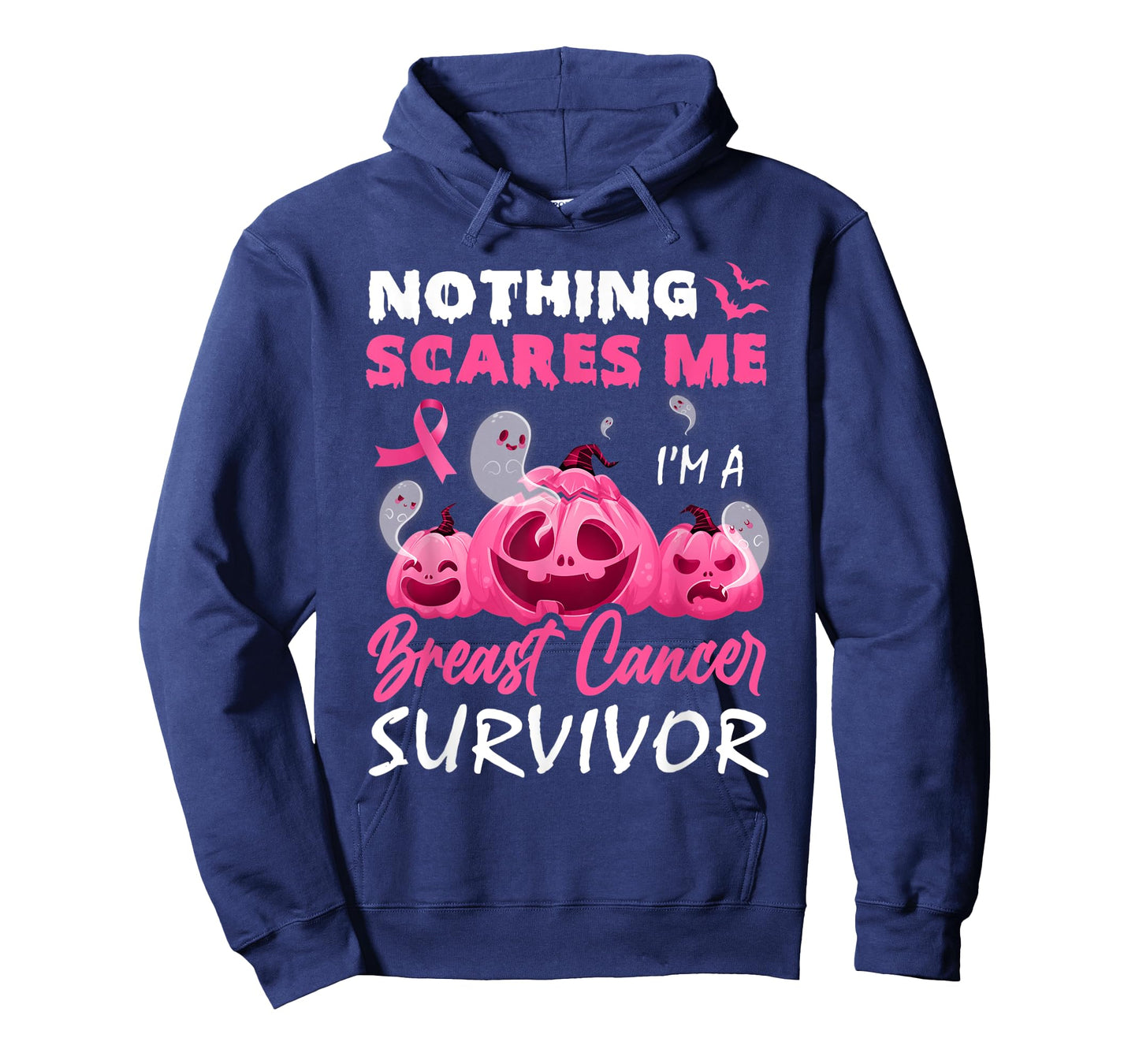 Nothing Scare Me I'm A Breast Cancer Survivor Halloween Day T-Shirt