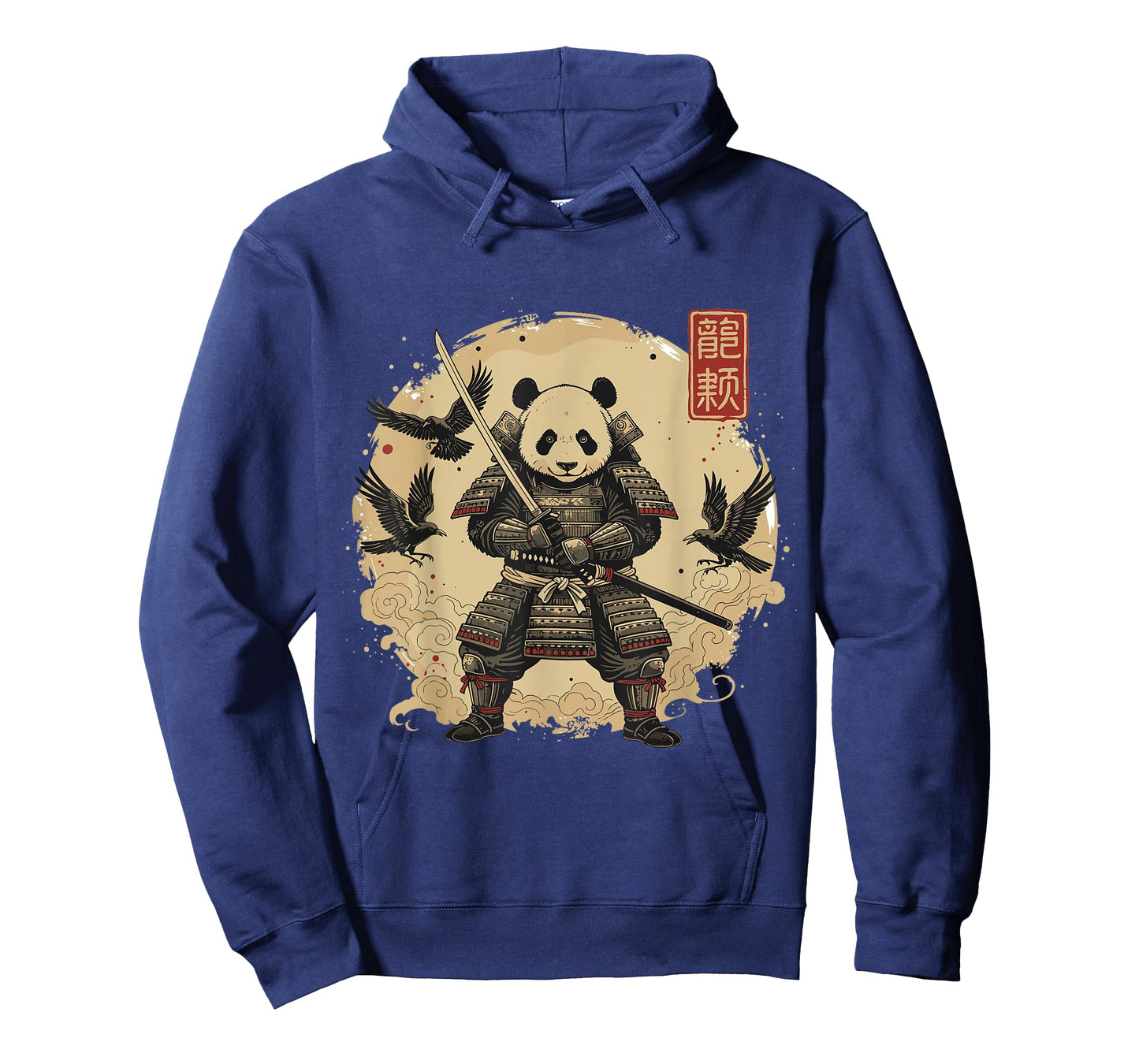 Samurai Panda Shirt Warrior Vintage Graphic Japanese Men T-Shirt