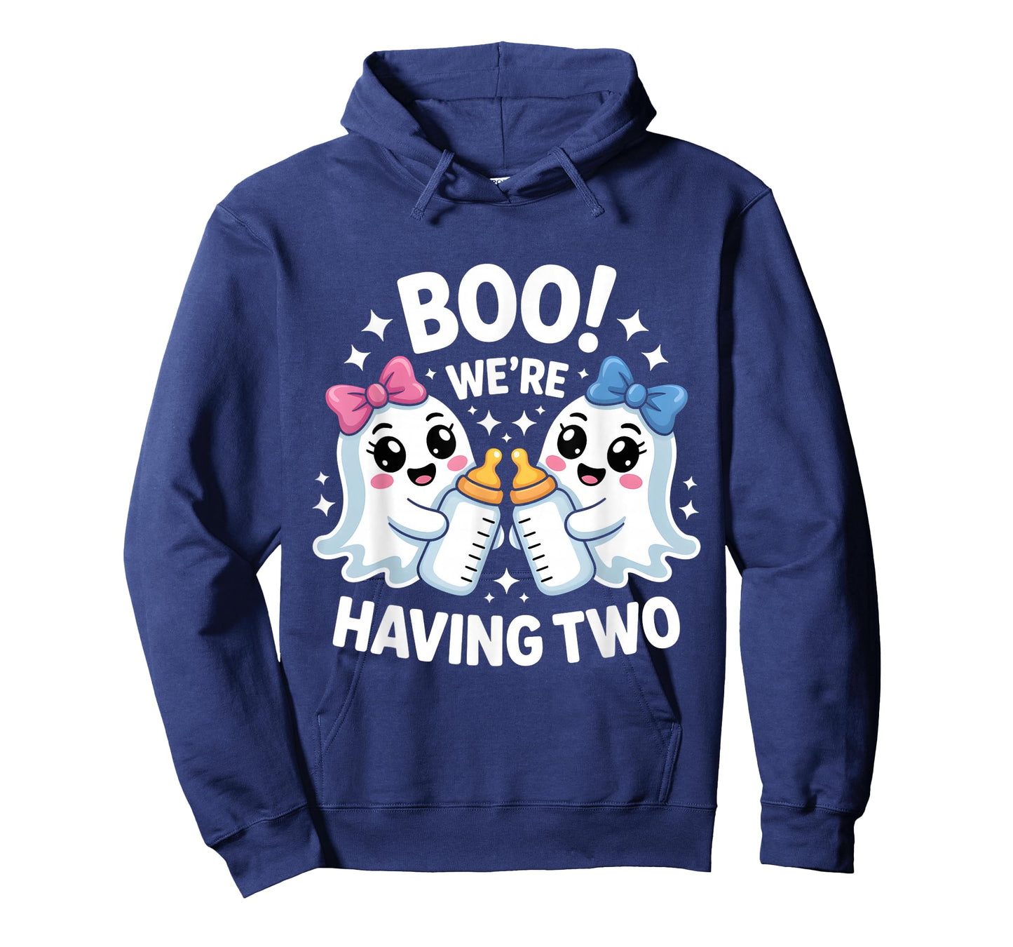 we’re Having Two Ghost Twins Halloween Reveal Funny Boo T-Shirt