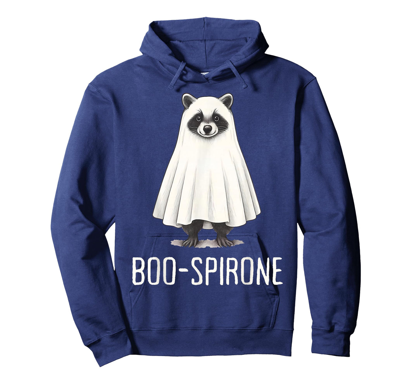 Boo Spirone Spooky Pharmacy Tech Raccoon Ghost Halloween T-Shirt