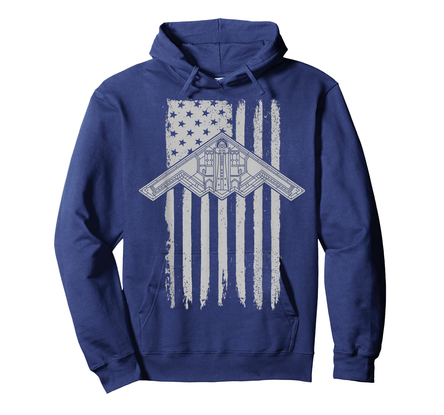 B-2 Stealth Bomber Military Airplane American Flag B2 T-Shirt