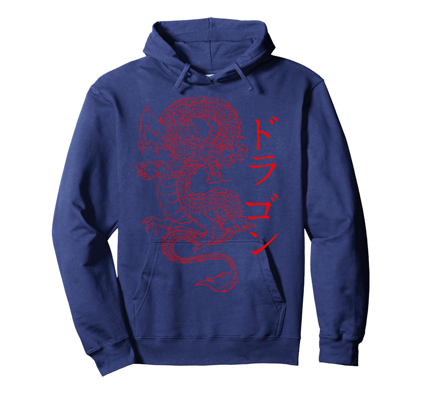 Japanese Dragon - Japanese Kanji Calligraphy Fierce Dragon T-Shirt Small