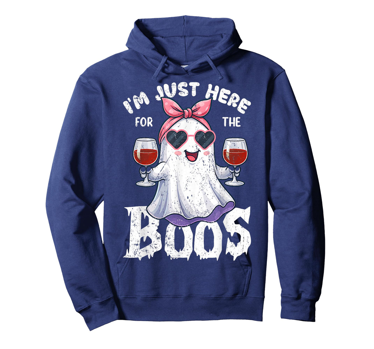 I'm Just Here For The Boos Cute Ghost Halloween Costume T-Shirt
