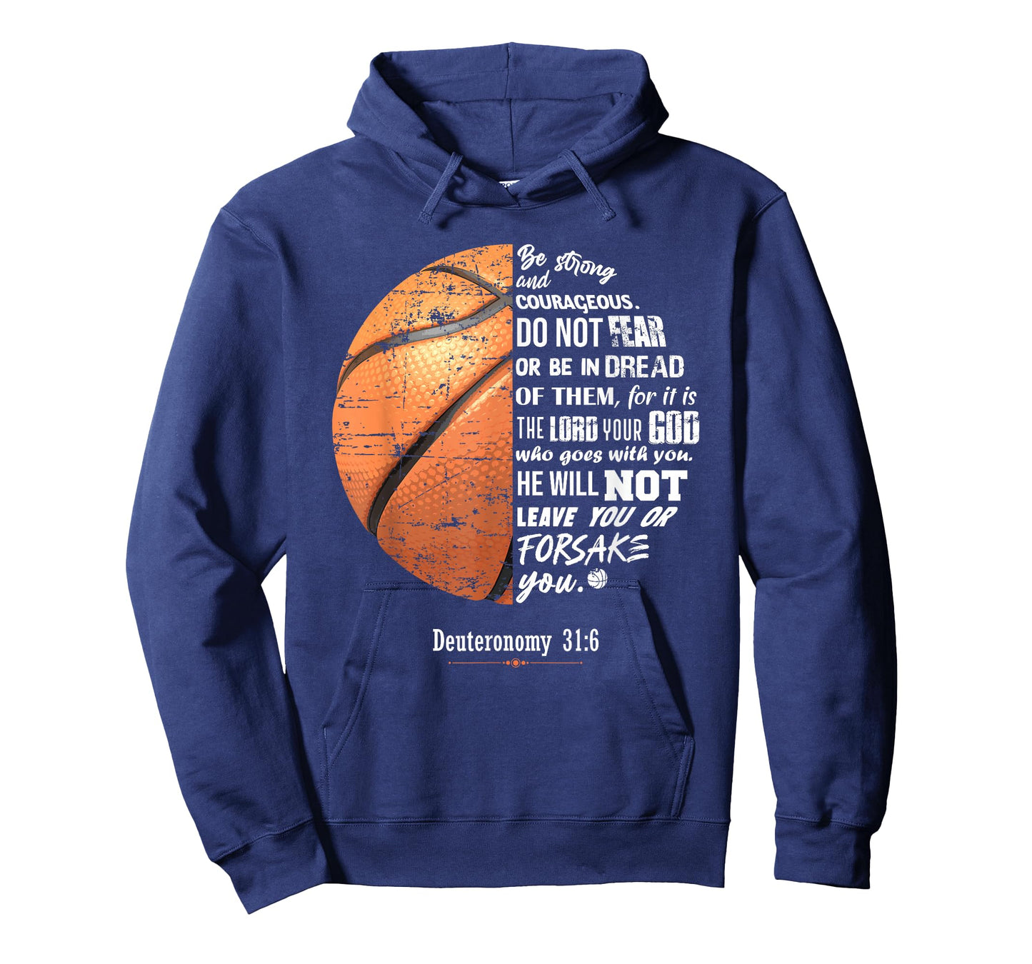 Christian Basketball Deuteronomy Bible Basketball T-Shirt