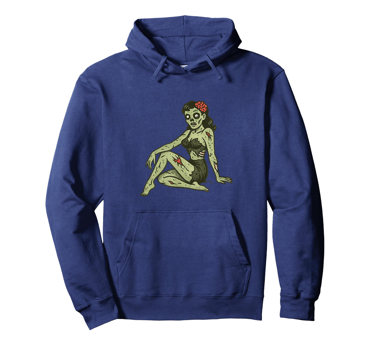 Zombie Girl Pinup Halloween Party Undead Retro Cheesecake T-Shirt