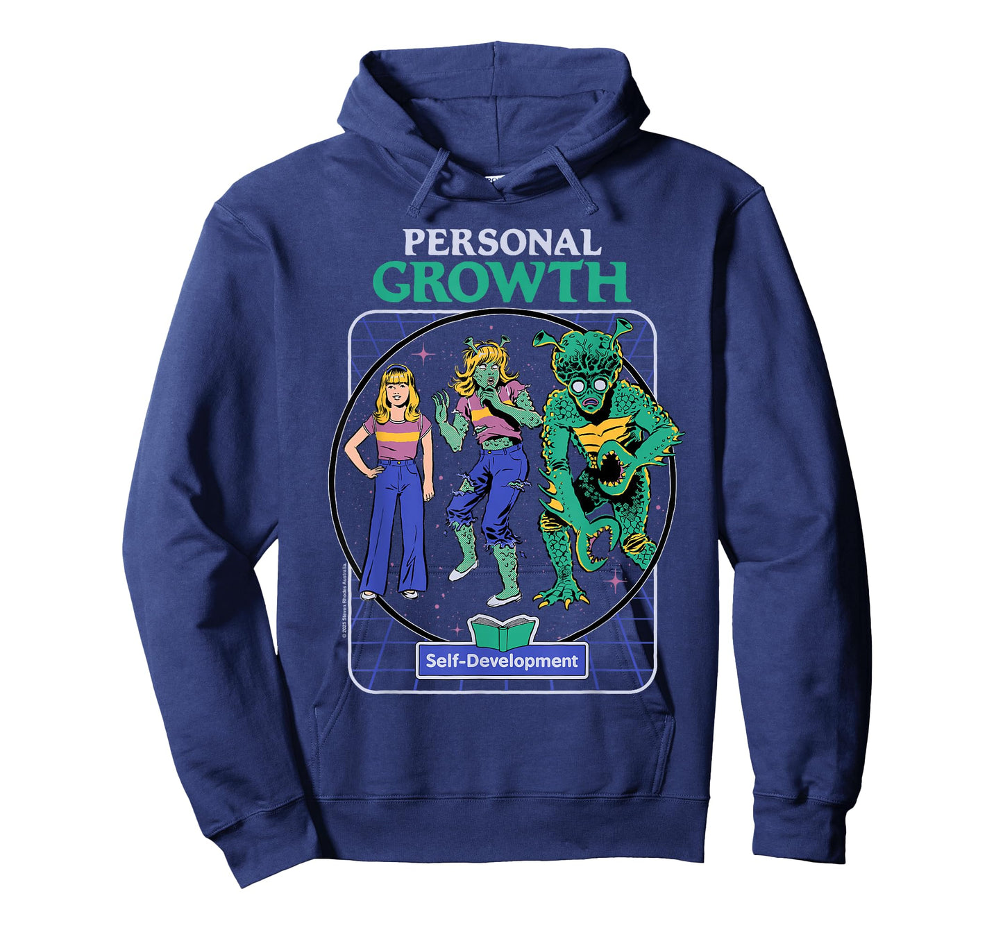 Personal Growth Alien Sarcastic Retro Funny Adult Humor T-Shirt