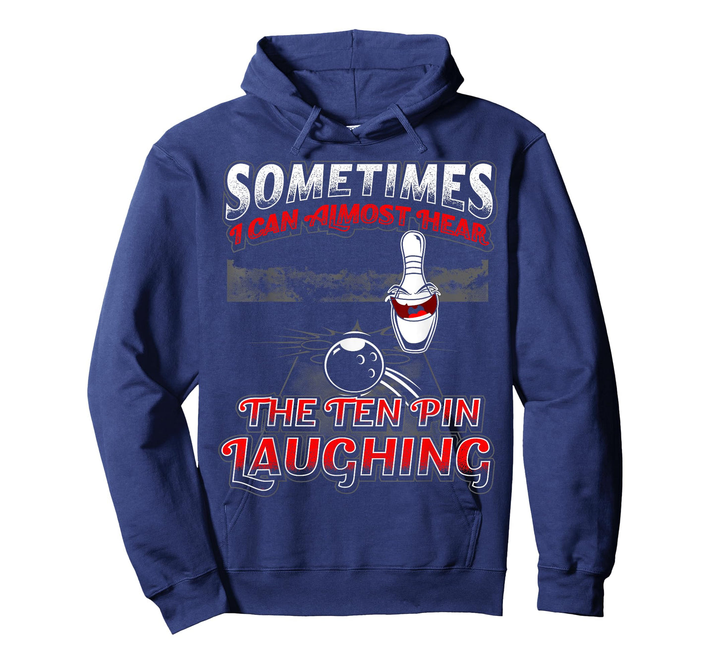 Hear 10 Pin Laughing Funny Bowling T-Shirt