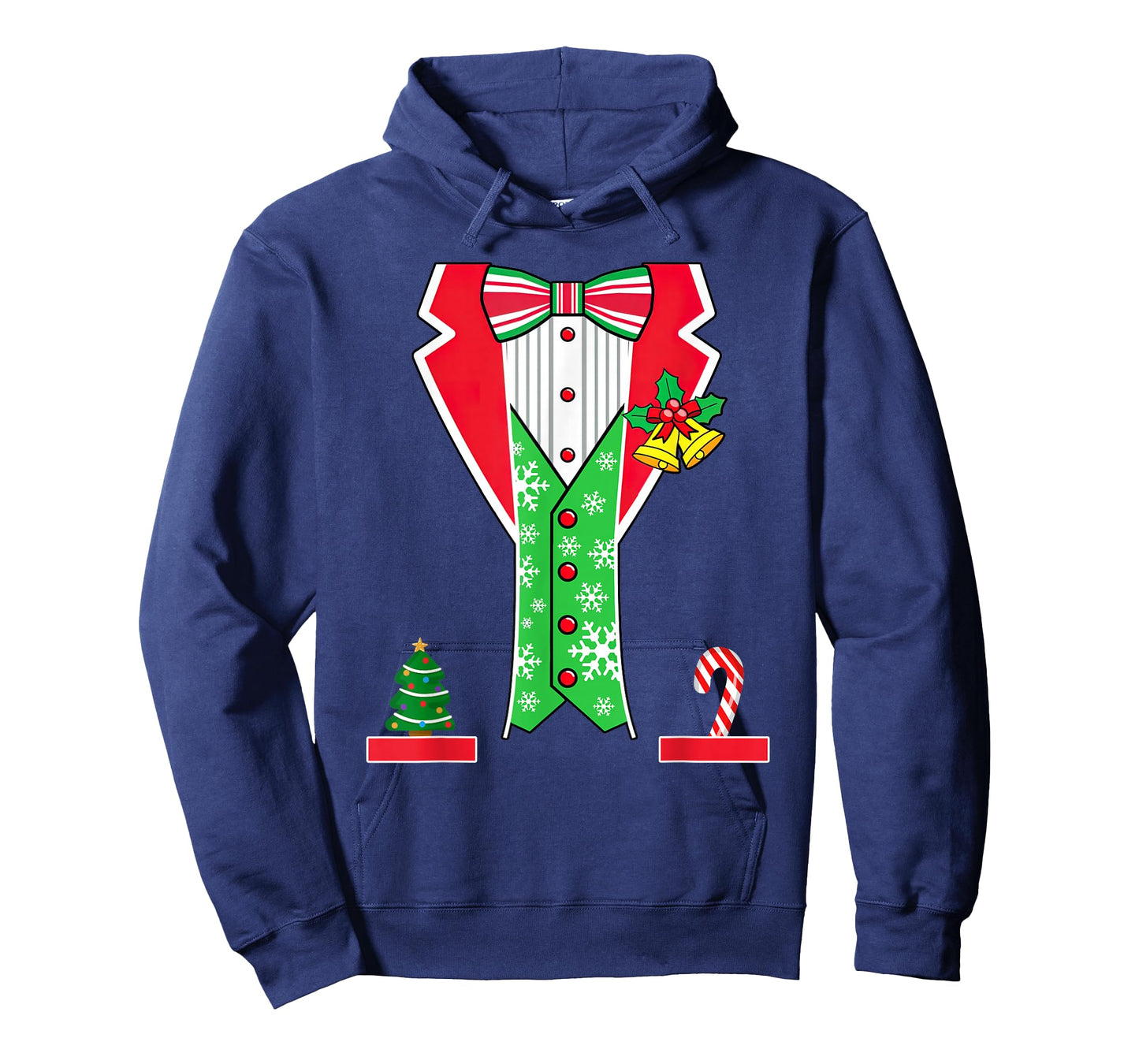 Christmas Tuxedo Costume Funny Xmas Tux Bowtie Men Boys Kids T-Shirt