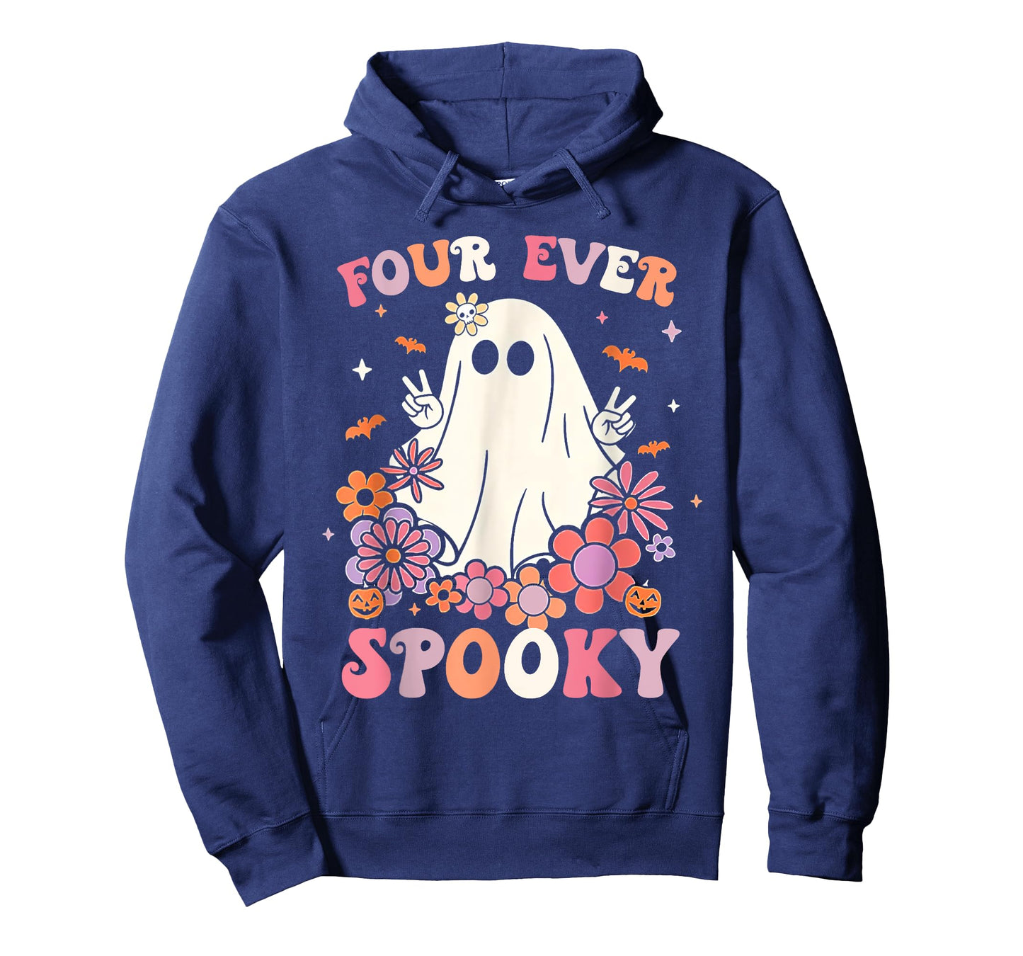 Four Ever Spooky Halloween 4th Birthday Party Decorations T-Shirt