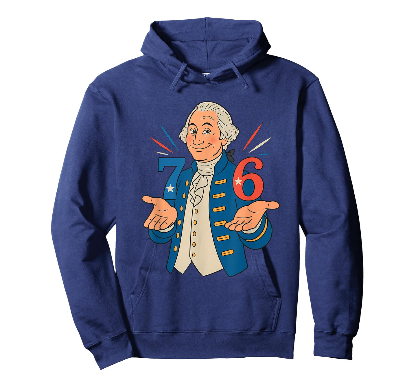 7-6 Since 1776 Funny George Washington Meme Six Seven 6-7 T-Shirt