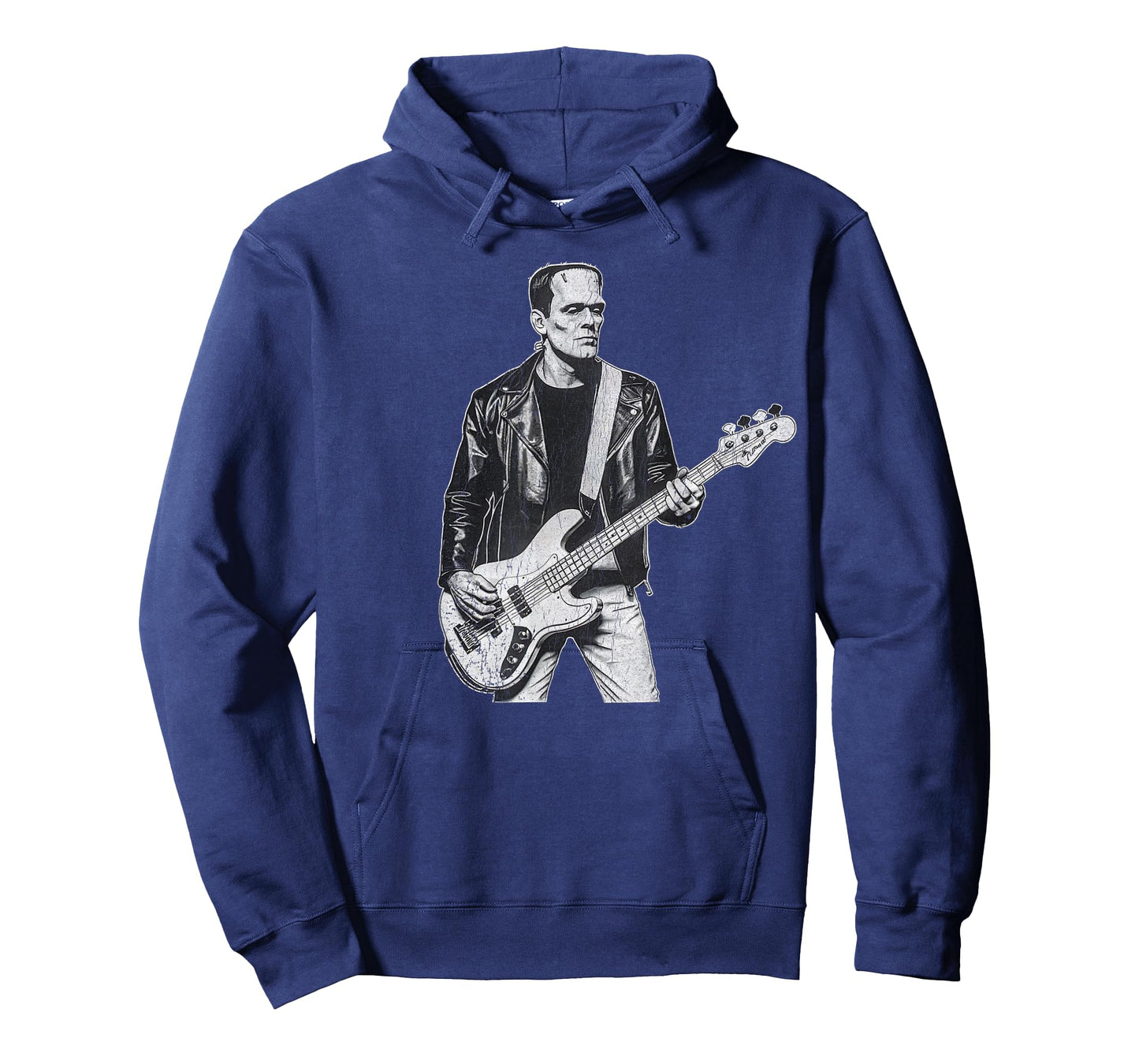 Vintage Frankenstein Bass Player Bass Guitar Rock and Roll T-Shirt