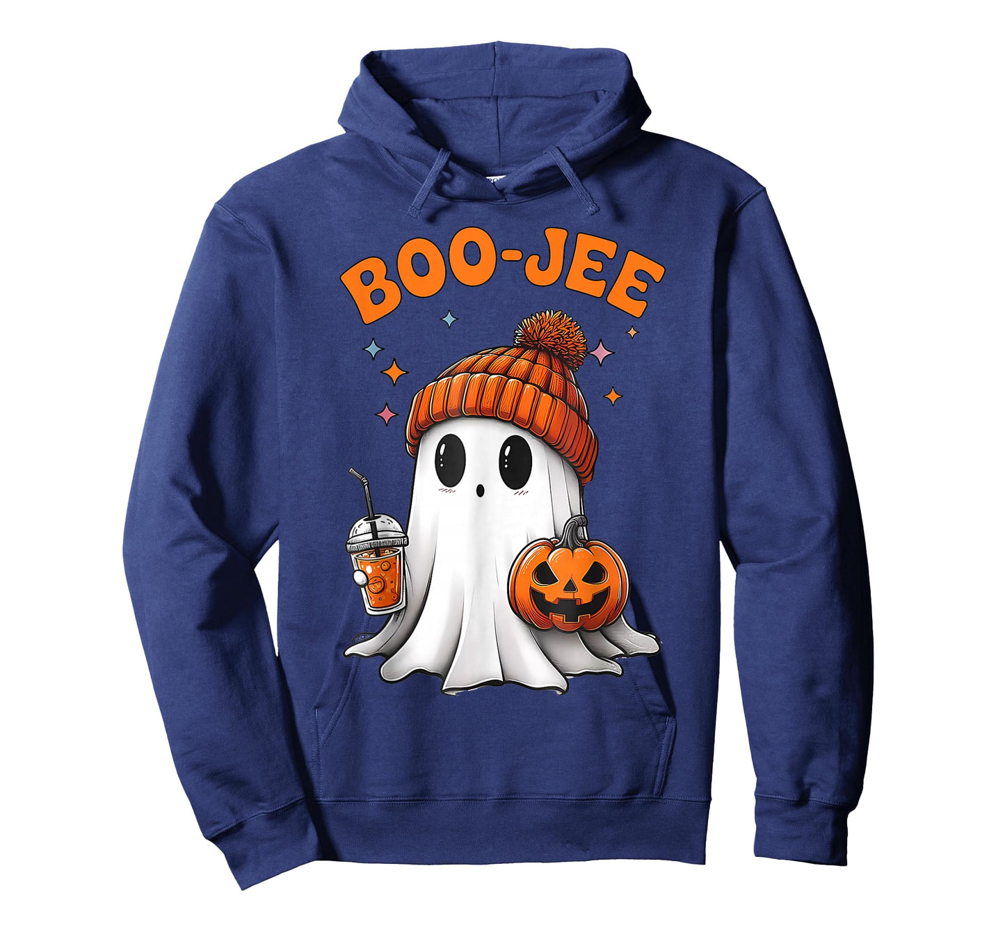 Boo JEE Boujee Cute Ghost Spooky Funny Halloween Pumpkin T-Shirt