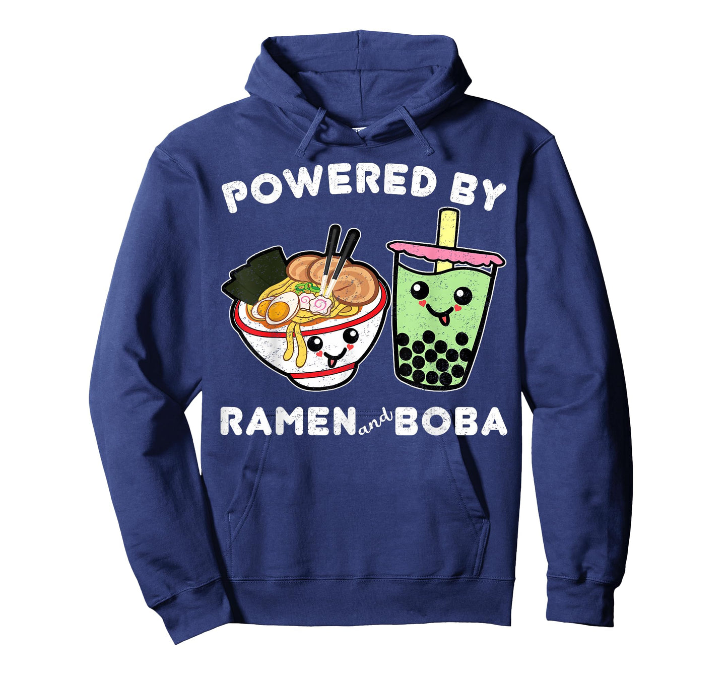 Powered By Ramen and Boba Tea Bubble Tea Cute Kawaii Anime 3 T-Shirt