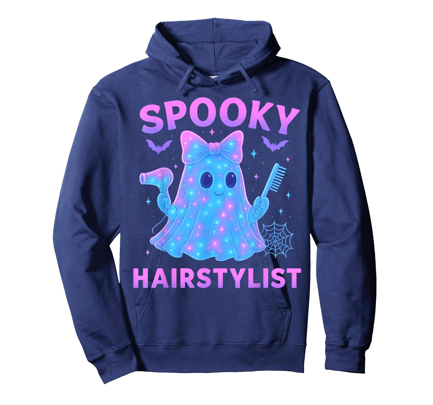 Funny Ghost Hairstylist Halloween Hairdresser Men Women T-Shirt
