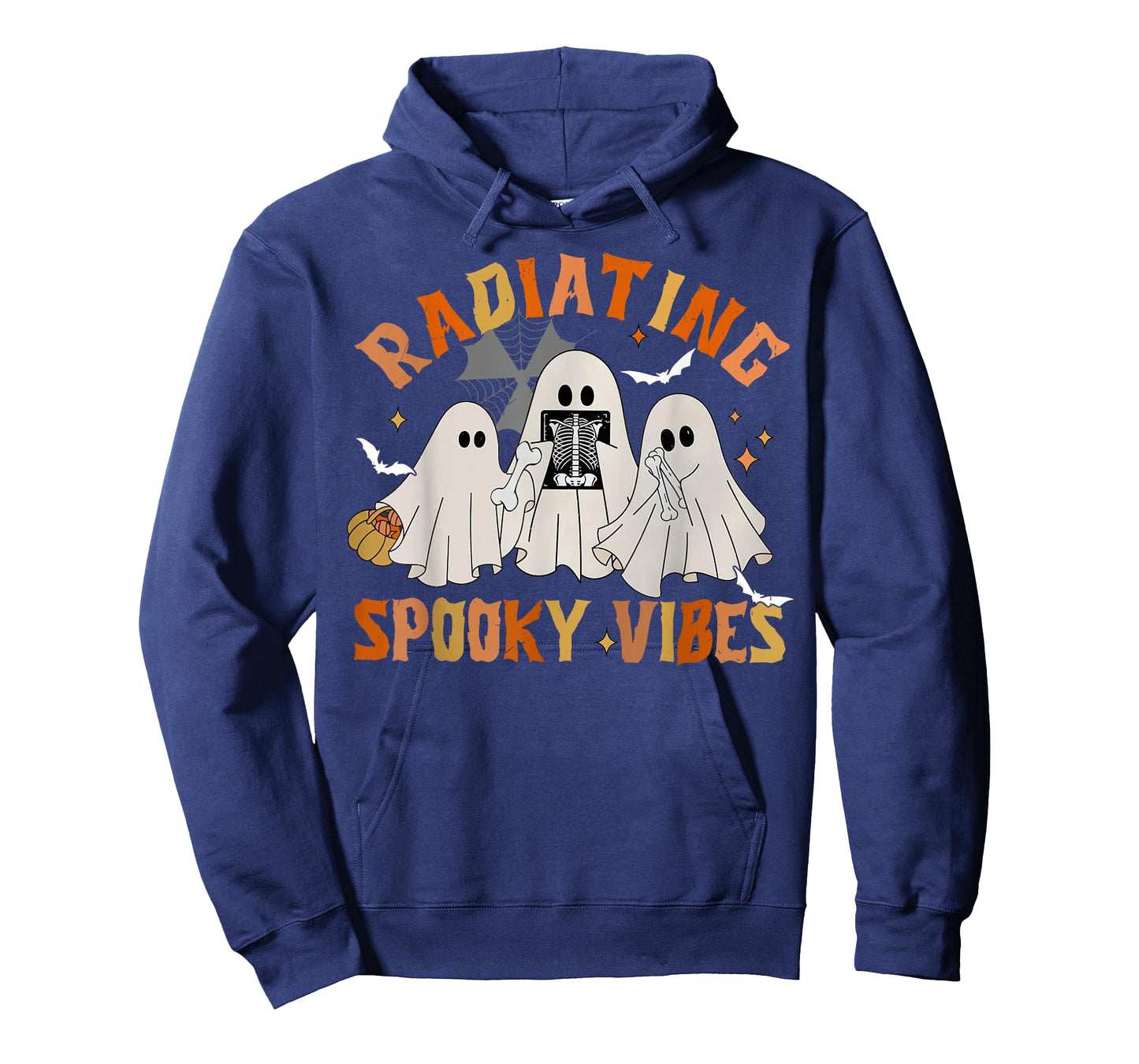 Radiating Spooky Vibes Ghost Radiology Tech X-ray Halloween T-Shirt