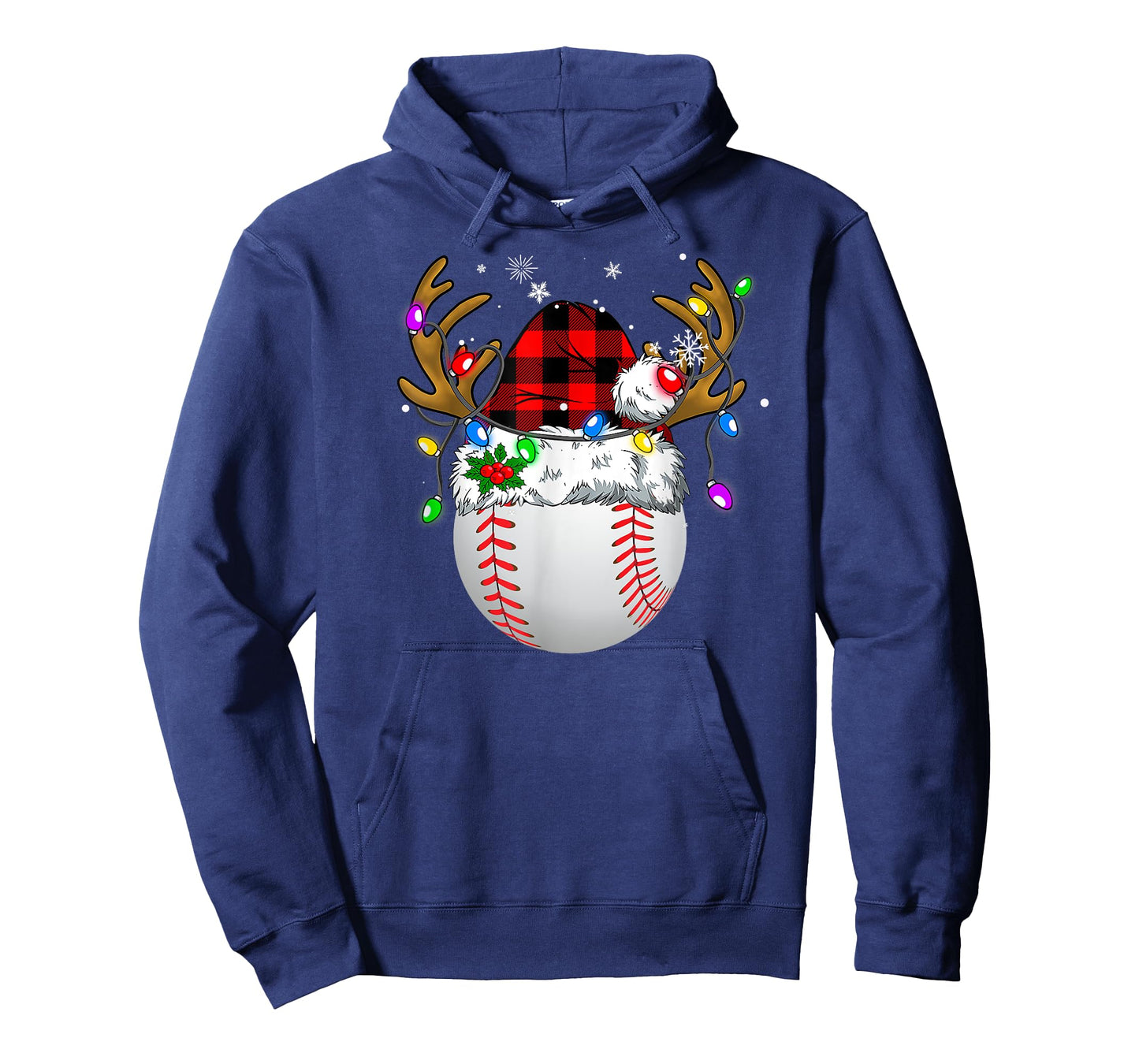 Baseball Santa Sports Men Boys Christmas Baseball Player T-Shirt