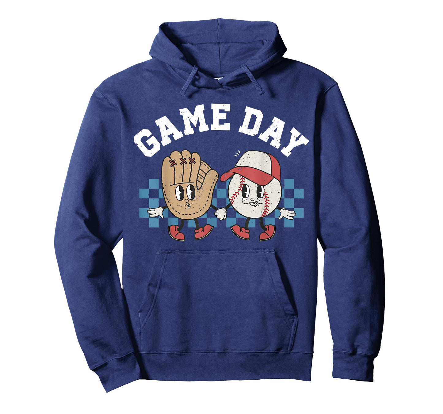 Baseball Retro Groovy Cartoon Love Baseball Season Game Day T-Shirt