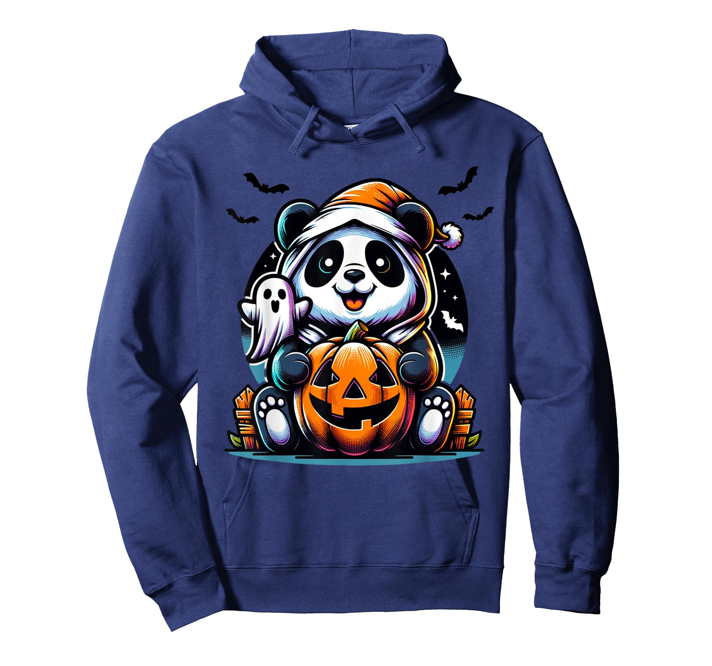 Happy Spooky Panda Ghost Halloween Costume Funny Horror T-Shirt