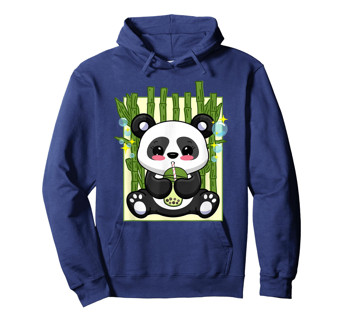 Cute Kawaii Bubble Tea Boba Panda Japanese Anime Women Girls T-Shirt