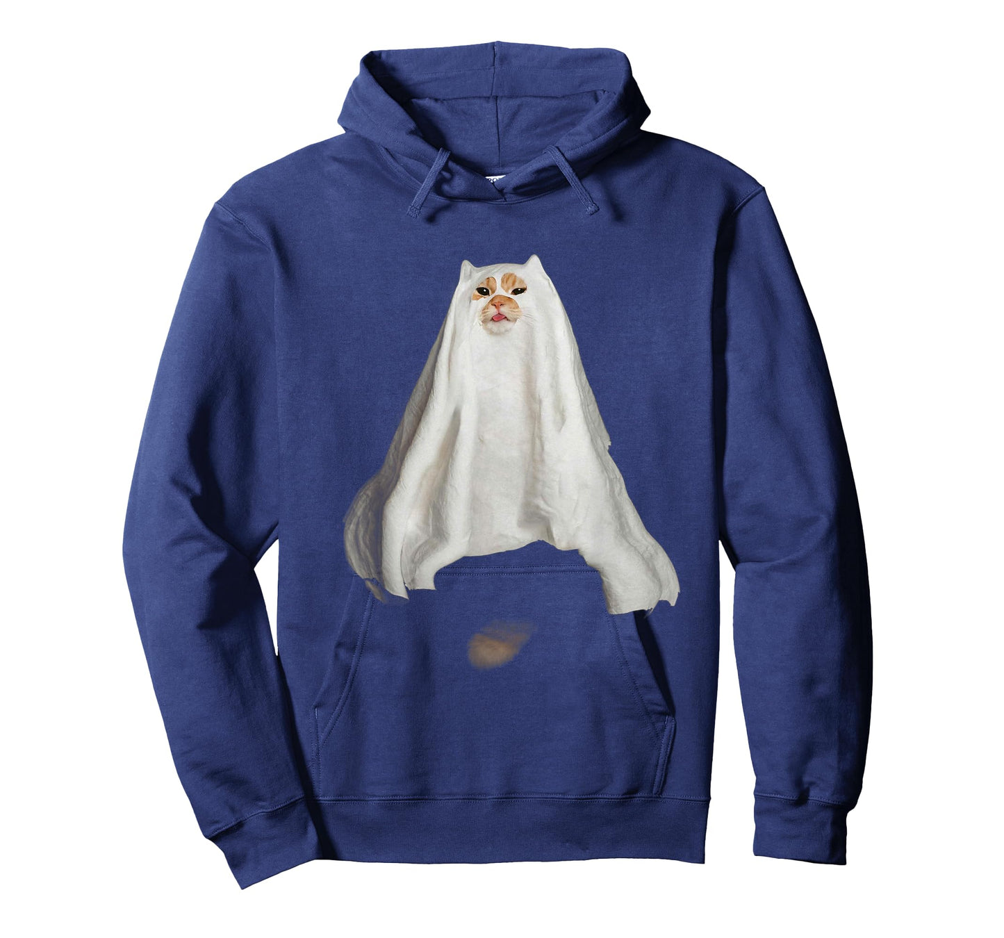 Ghost Cat Meme Funny Halloween Men Women Kids T-Shirt