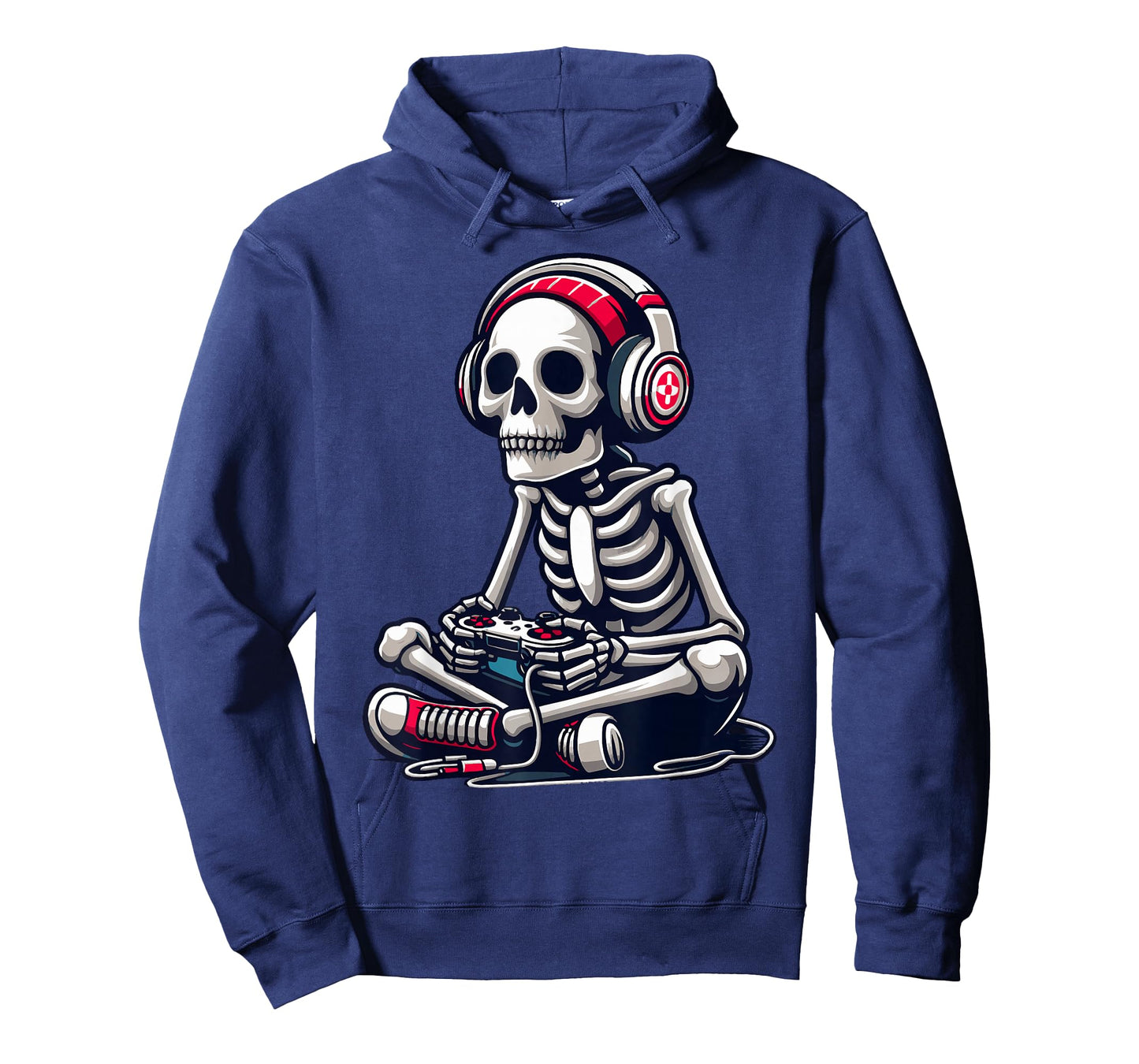 Skeleton Gamer Video Gaming Boys Men Kids Children Halloween T-Shirt