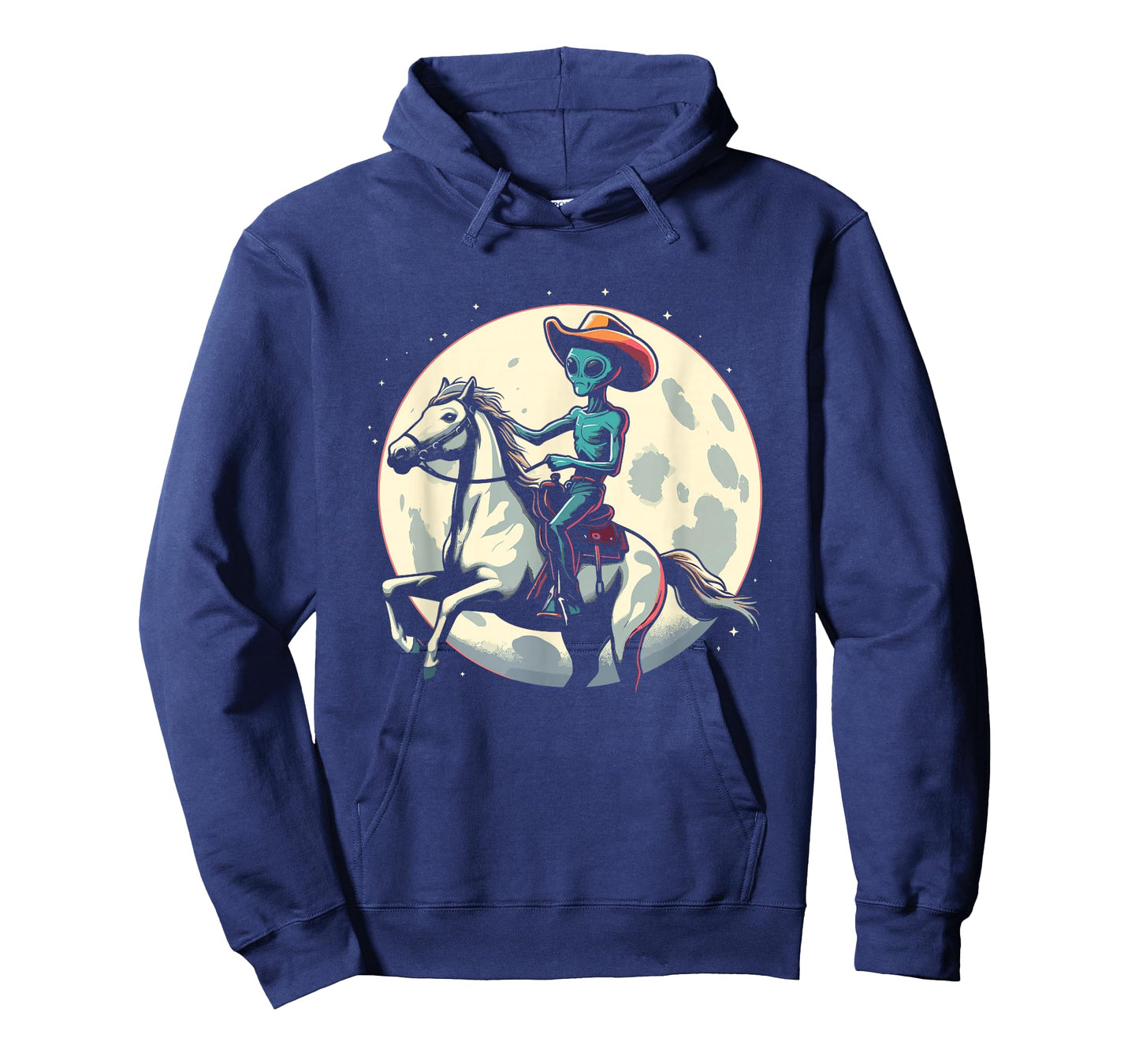 Alien Cowboy On A Horse - Vintage Alien UFO Conspiracy Lover T-Shirt