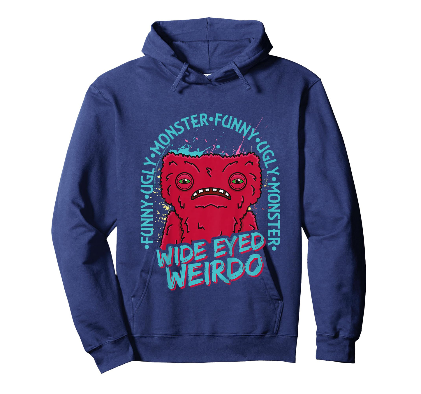 Kids Fuggler Wide Eyed Weirdo Originals Funny Ugly Monster Kids T-Shirt