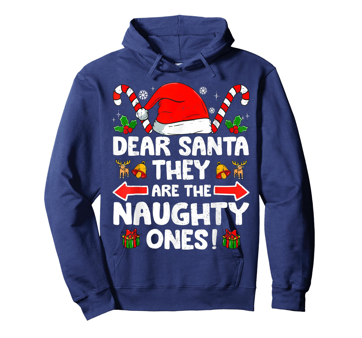 Dear Santa They Naughty Ones Christmas Xmas Men Women Kids T-Shirt
