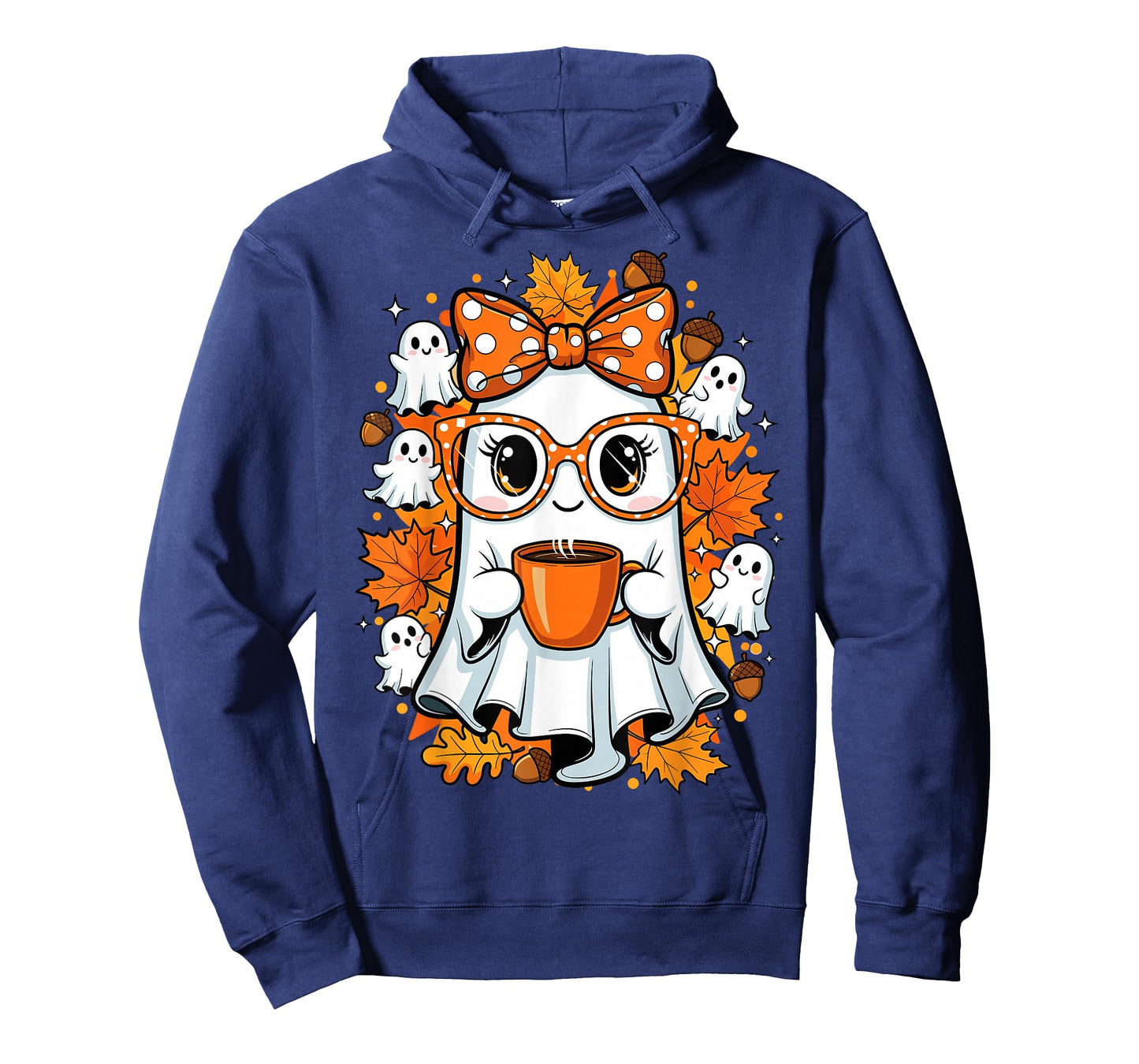 Halloween Ghost Autumn Fall Coffee Lover T-Shirt