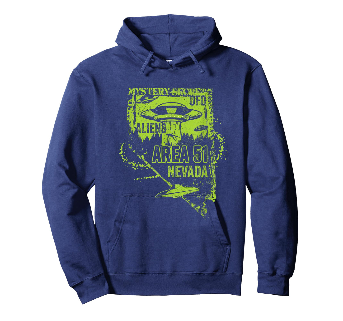 UFO Distressed Area 51 Alien Extraterrestrial Flying Saucer T-Shirt