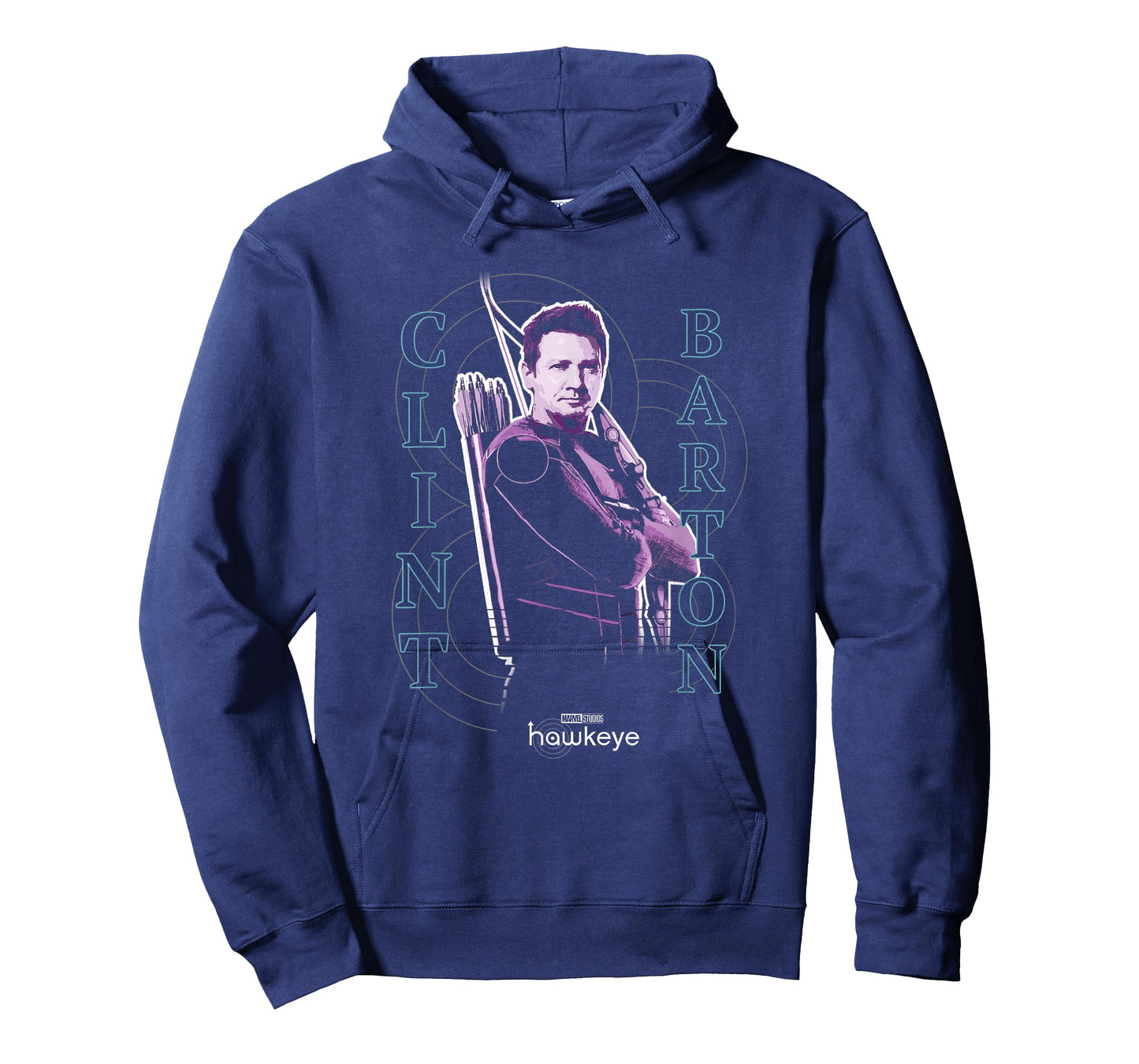 Marvel Hawkeye Disney Plus Clint Barton Color Pop Poster T-Shirt