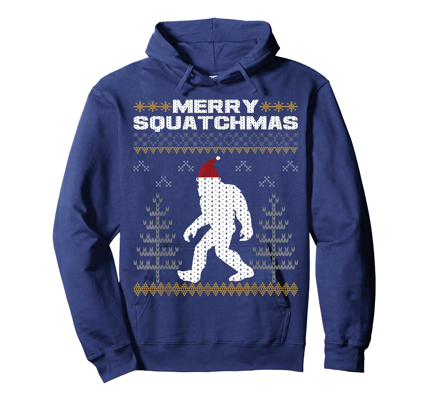 Merry Squatchmas Bigfoot Sasquatch Ugly Christmas Sweater T-Shirt
