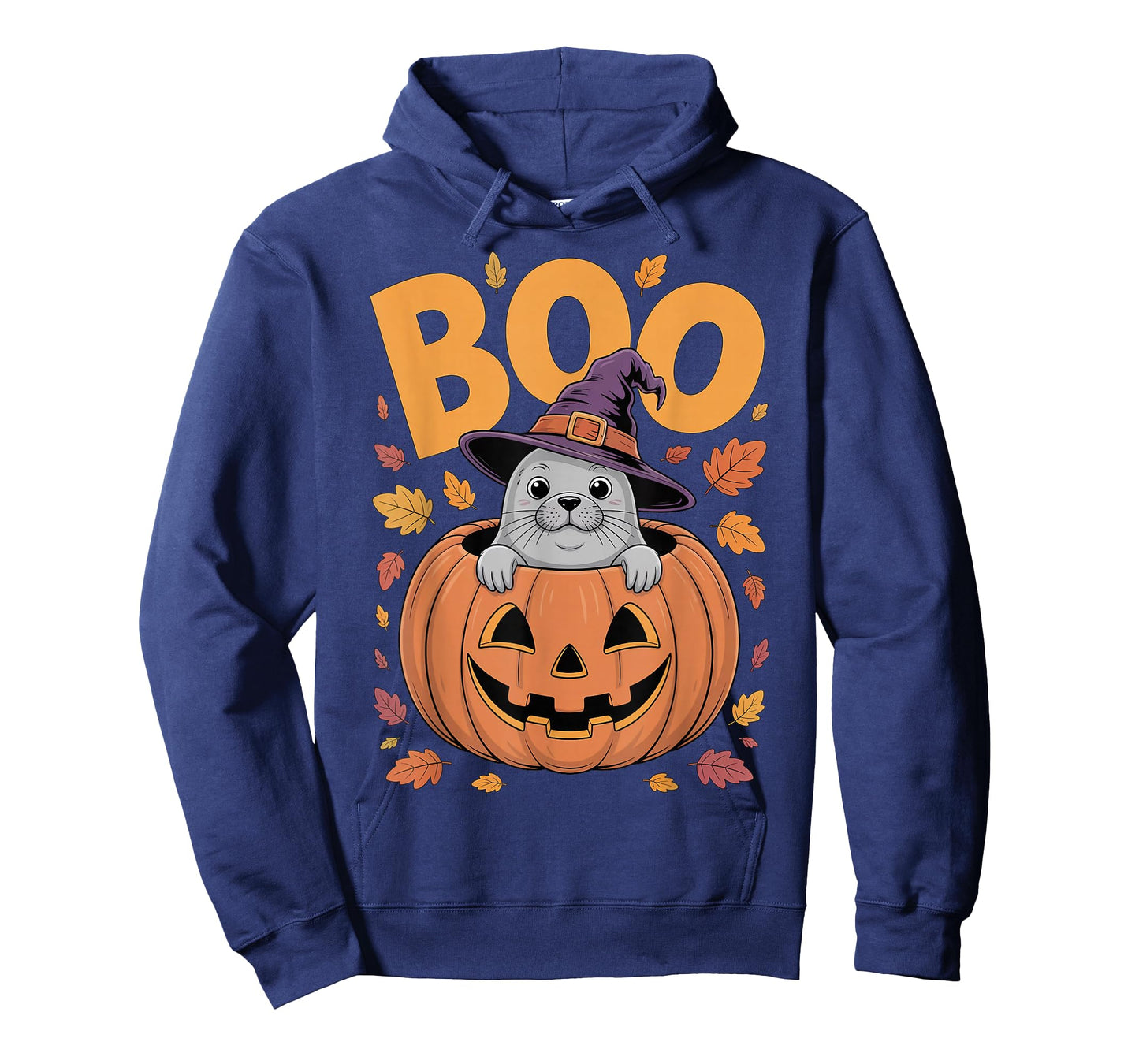 Seal Costume on Pumpkin Halloween Seal T-Shirt