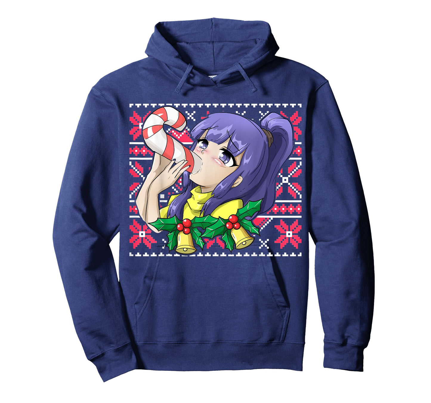 Ugly Christmas Otaku Ahegao Christmas Ecchi Etchi Hentai T-Shirt