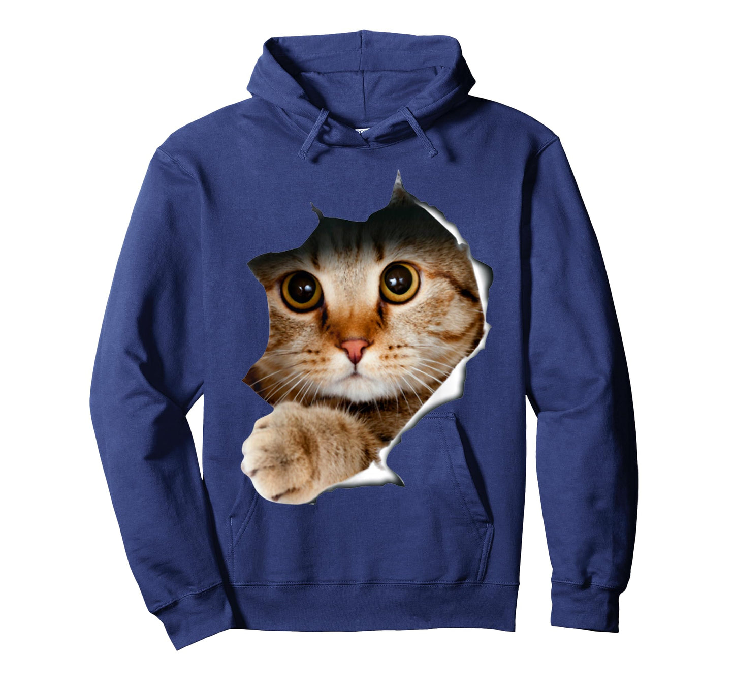 Cat Shirt, Cat Tshirt, Cat Torn Cloth Shirt, Kitten,Kitty T-Shirt