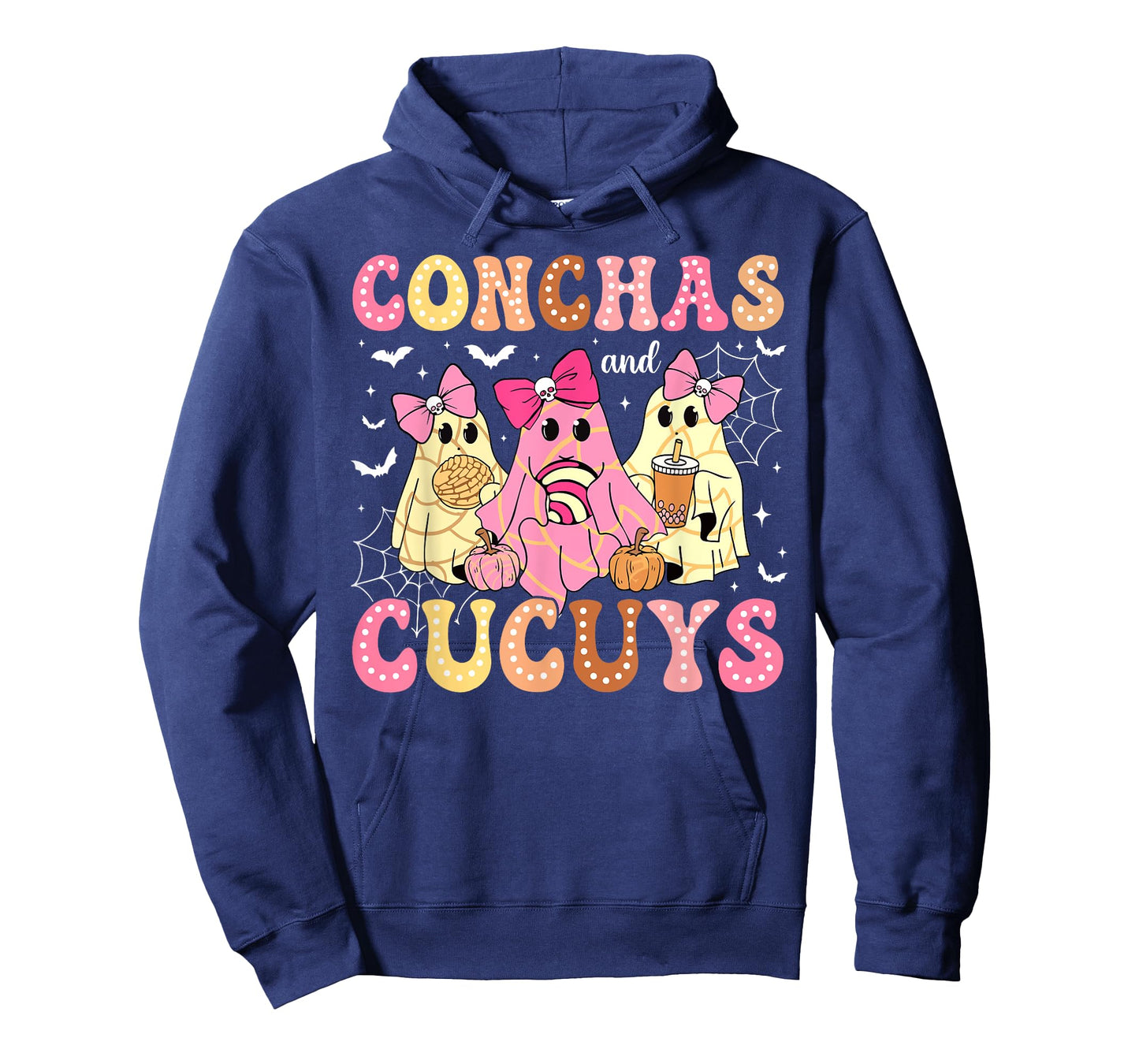 Cute Conchas And Cucuys Ghost Funny Halloween Mexican Ghost T-Shirt