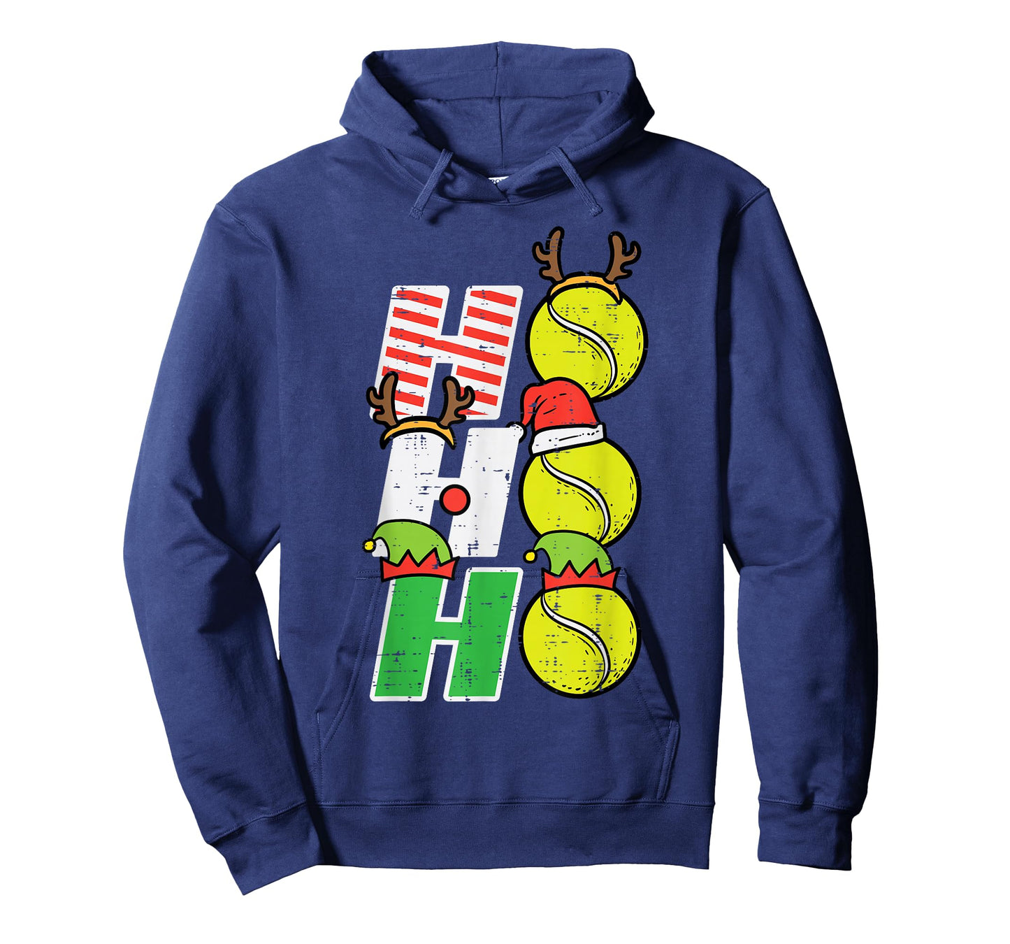 Christmas Tennis Ho Ho Ho Funny Xmas Sports Men Women Kids T-Shirt