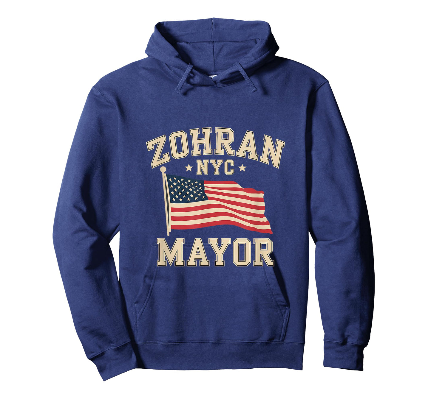Zohran NYC Mayor US Flag Patriot Pride Mamdani T-Shirt