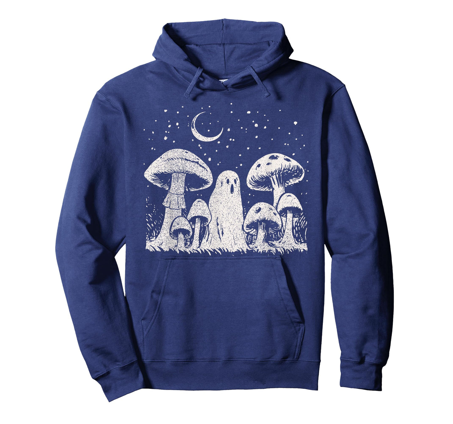 Halloween Mushroom Ghost Vintage Grunge 90 Aesthetic Graphic T-Shirt