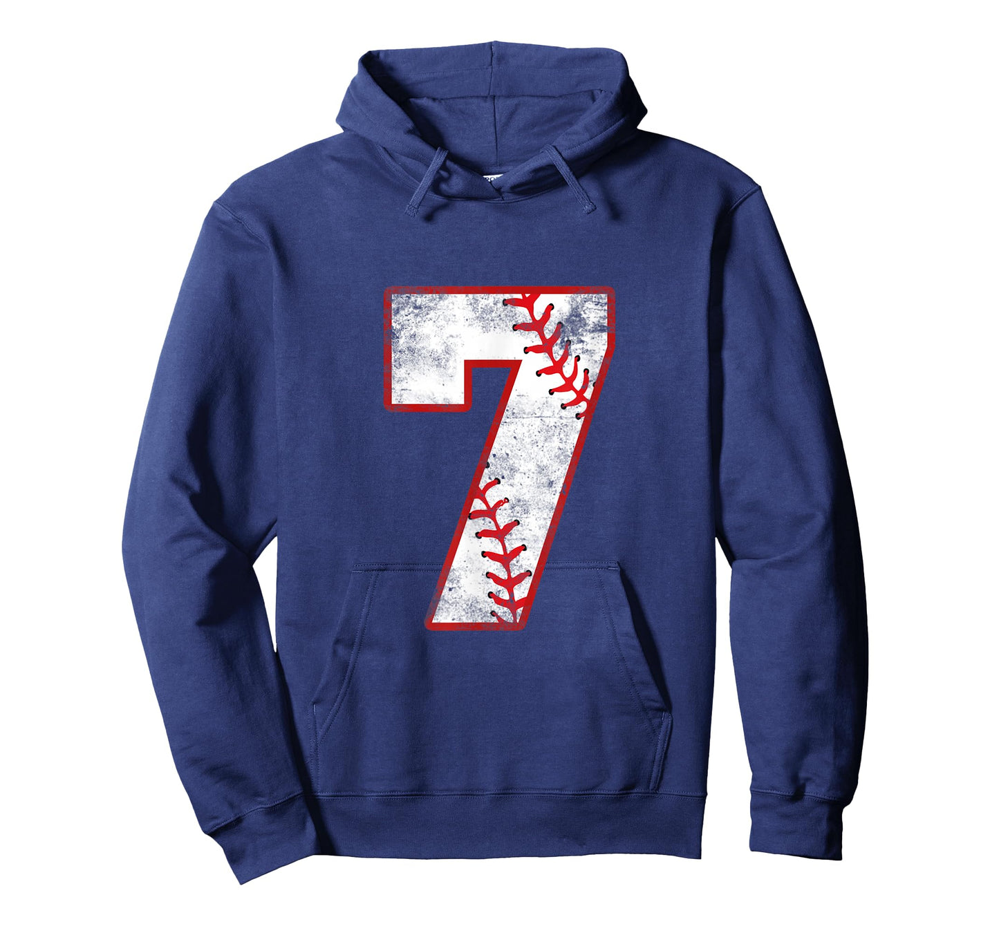 Vintage Baseball 7 Jersey Number T-Shirt