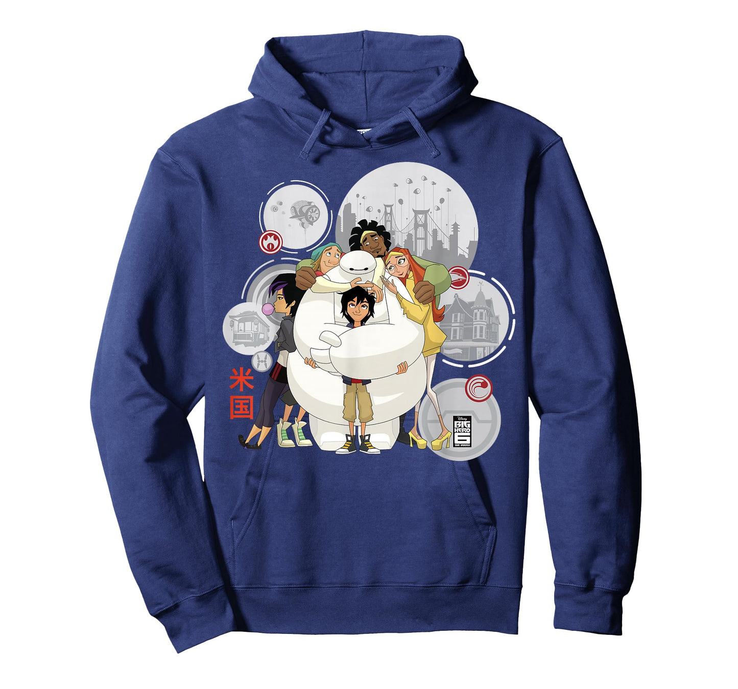 Disney Big Hero 6 TV Series Baymax Hugs Graphic T-Shirt T-Shirt