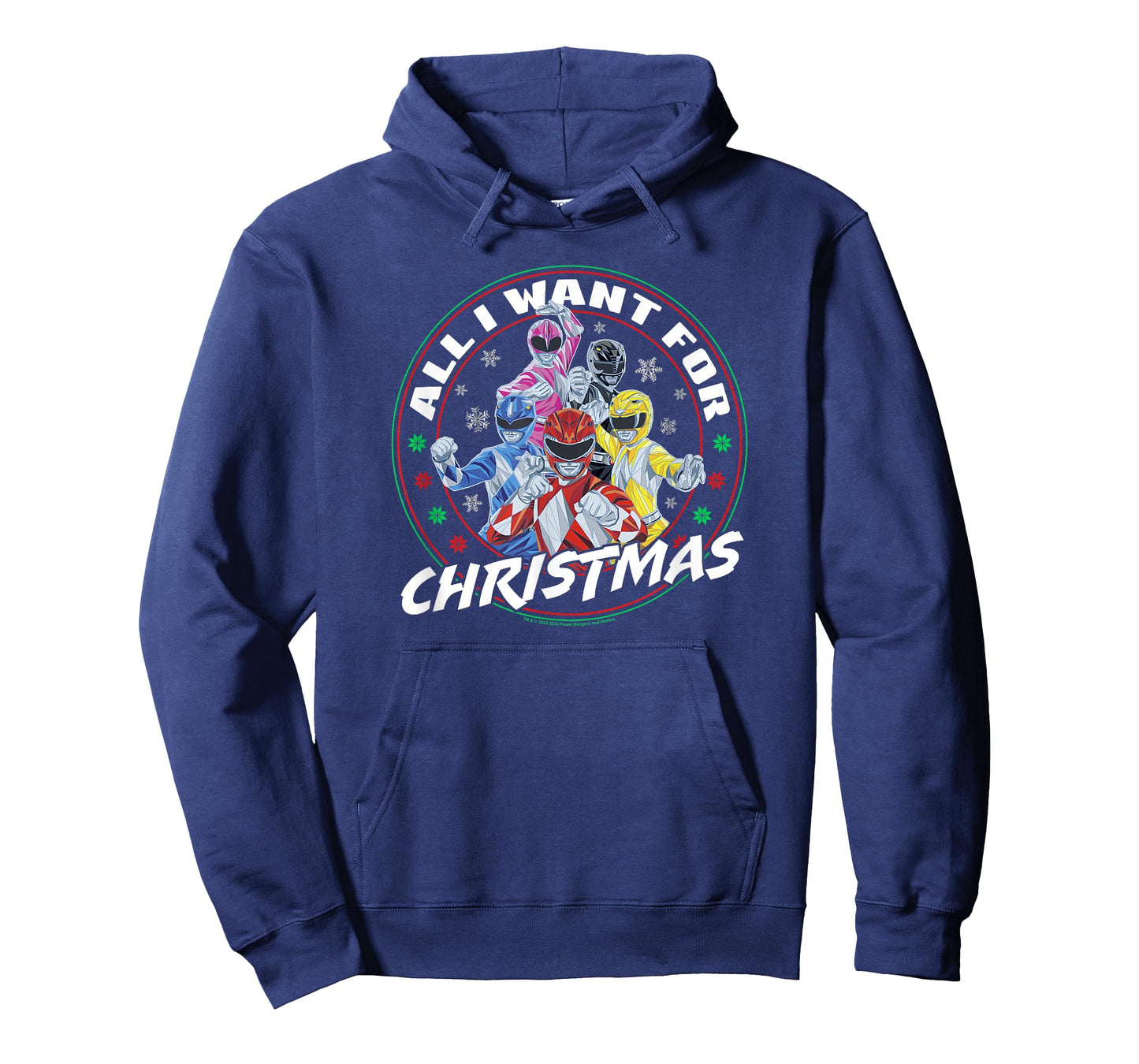 Power Rangers Christmas All I Want For T-Shirt