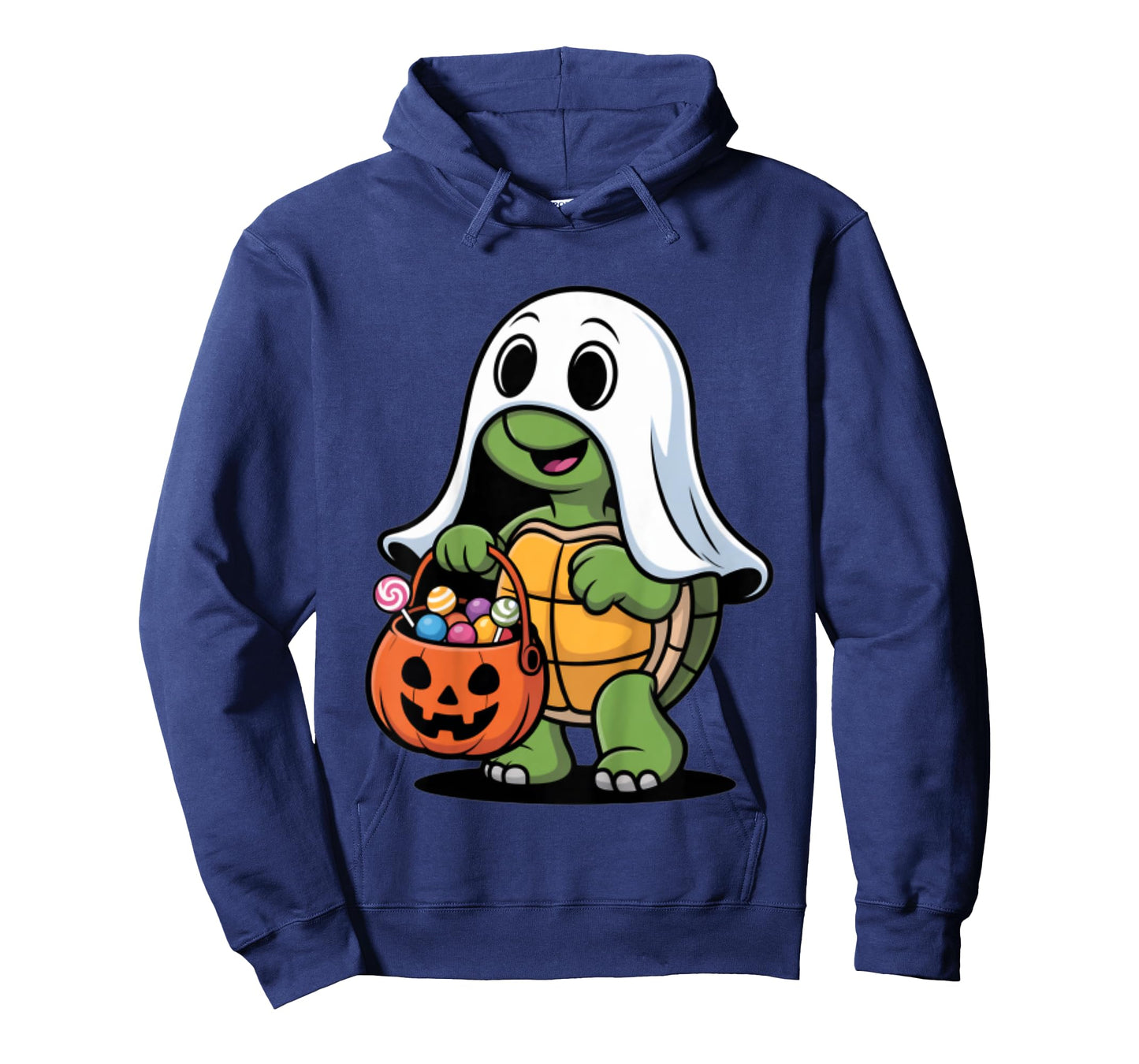 Cute Ghost Turtle with Candy Funny Halloween T-Shirt