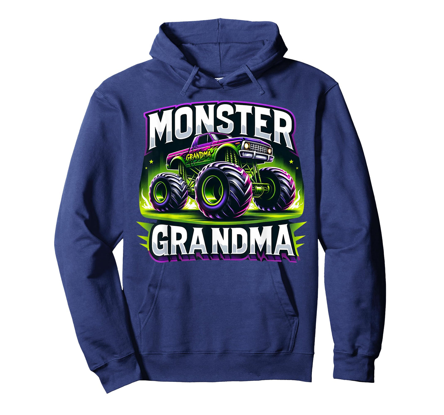 Monster Truck Race Racer Driver Grandma Mother's Day T-Shirt