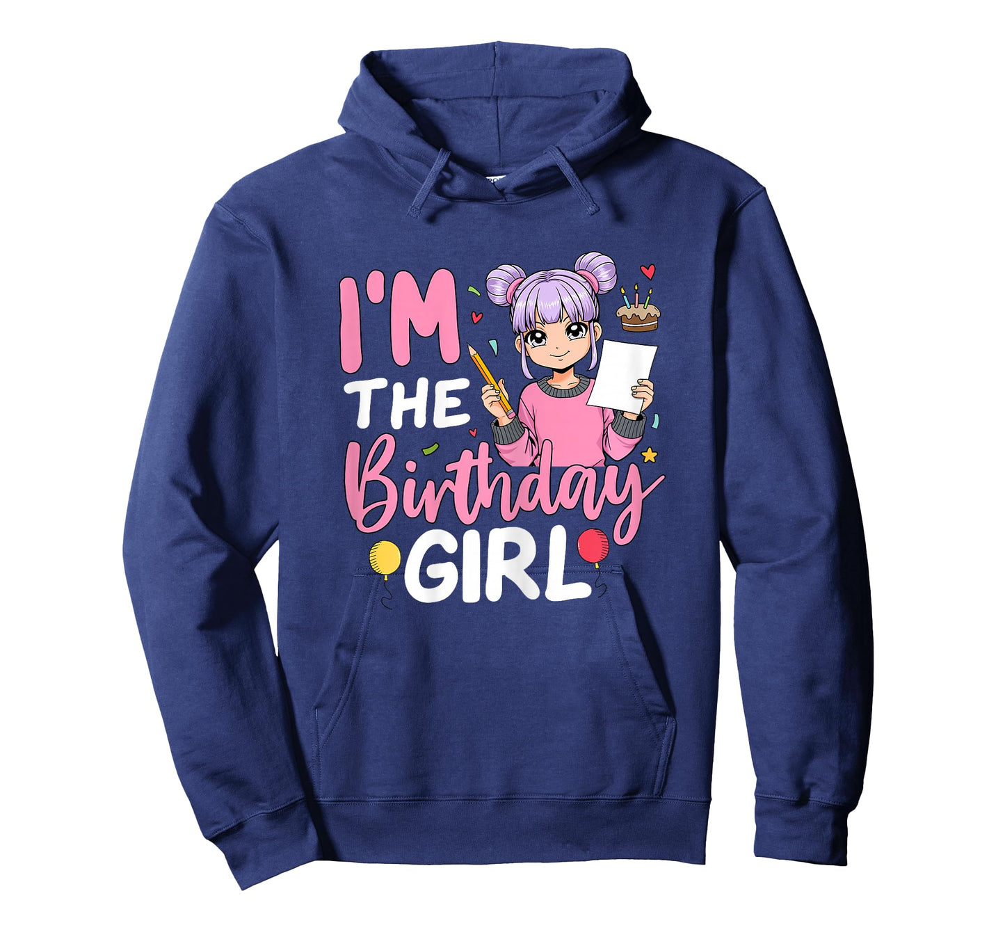 I'm The Birthday Girl Anime Sketching Girl T-Shirt